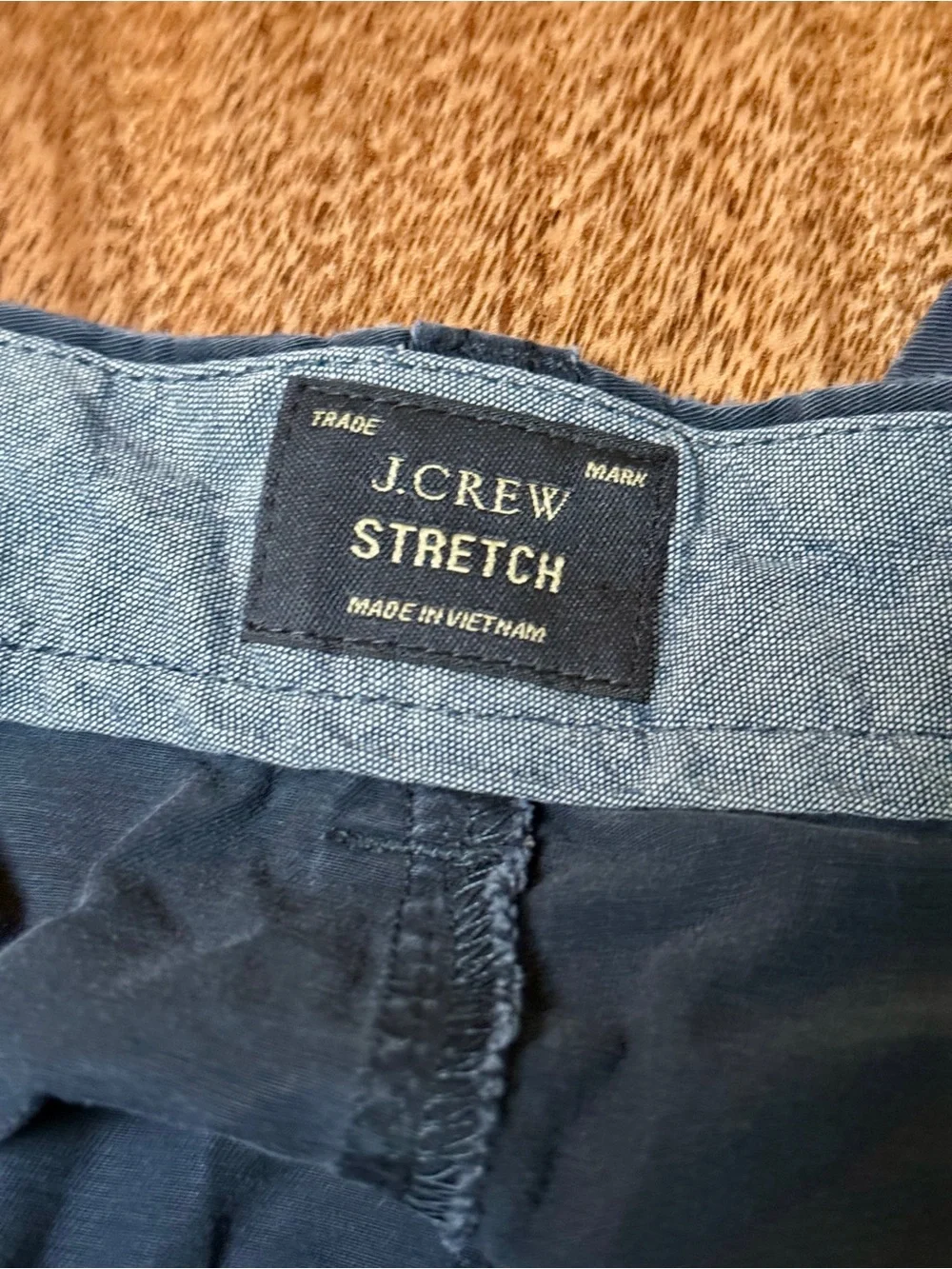 J. Crew Men’s Flat Front Black Cotton Shorts